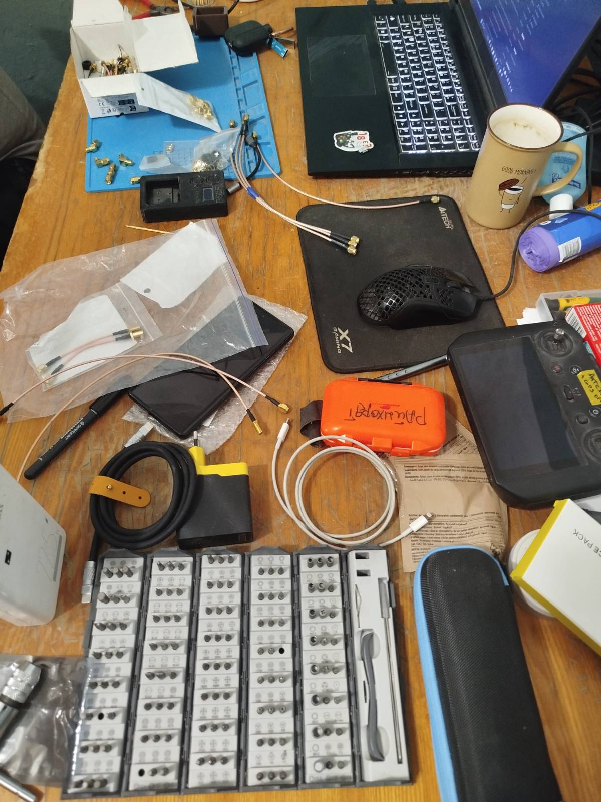Crescent Wrench set for a secret fiber optic lab in UKRAINE