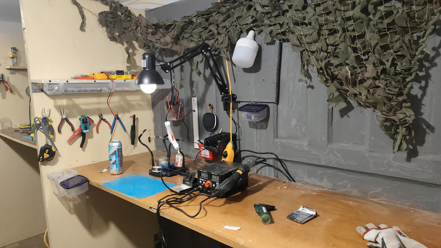 Soldering Station for a secret Drone lab in UKRAINE