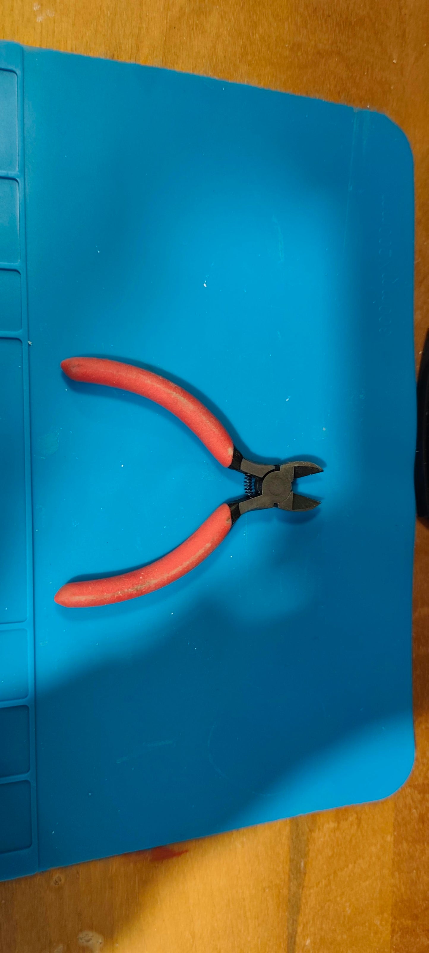 Clippers for wires in a secret Drone lab in UKRAINE