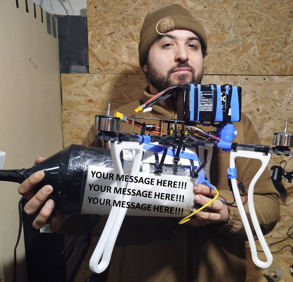 Send a message to Putin on a drone!